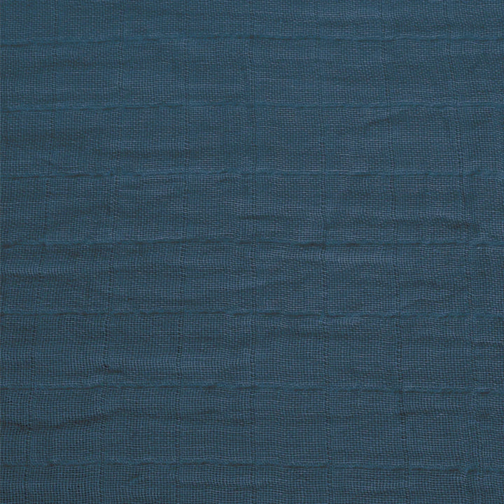Perlimpinpin Cotton Muslin Single Swaddle (Navy Blue)