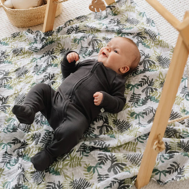 Perlimpinpin Cotton Muslin Single Swaddle (Tropical)
