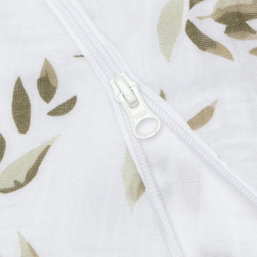 Perlimpinpin Cotton Muslin Sleep Bag 0.7 TOG (Leaves)