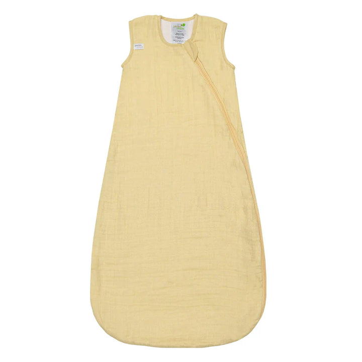Perlimpinpin Cotton Muslin Sleep Bag 0.7 TOG (Lemon Yellow)