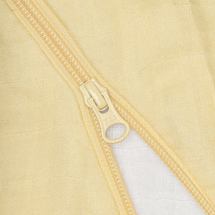 Perlimpinpin Cotton Muslin Sleep Bag 0.7 TOG (Lemon Yellow)