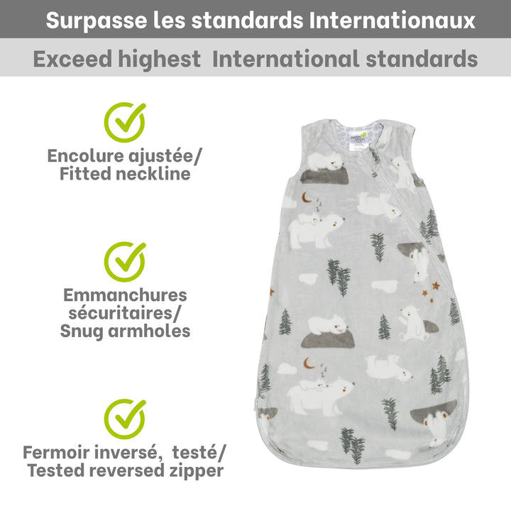 Perlimpinpin Plush Sleep Bag 1.5 TOG (Bears)