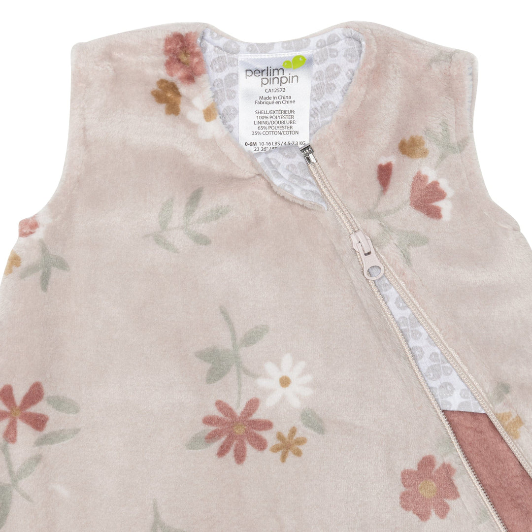 Perlimpinpin Plush Sleep Bag 1.5 TOG (Floral)