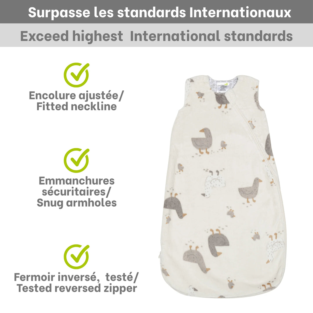 Perlimpinpin Plush Sleep Bag 1.5 TOG (Geese)