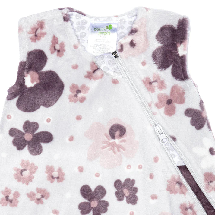 Perlimpinpin Plush Sleep Bag 1.5 TOG (Pansies)