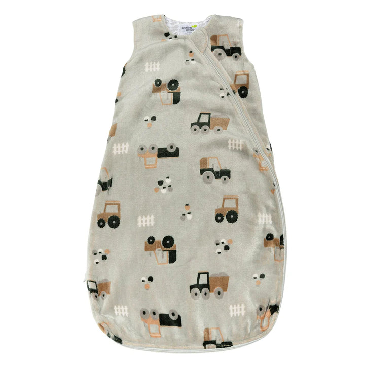 Perlimpinpin Plush Sleep Bag 1.5 TOG (Tractors)