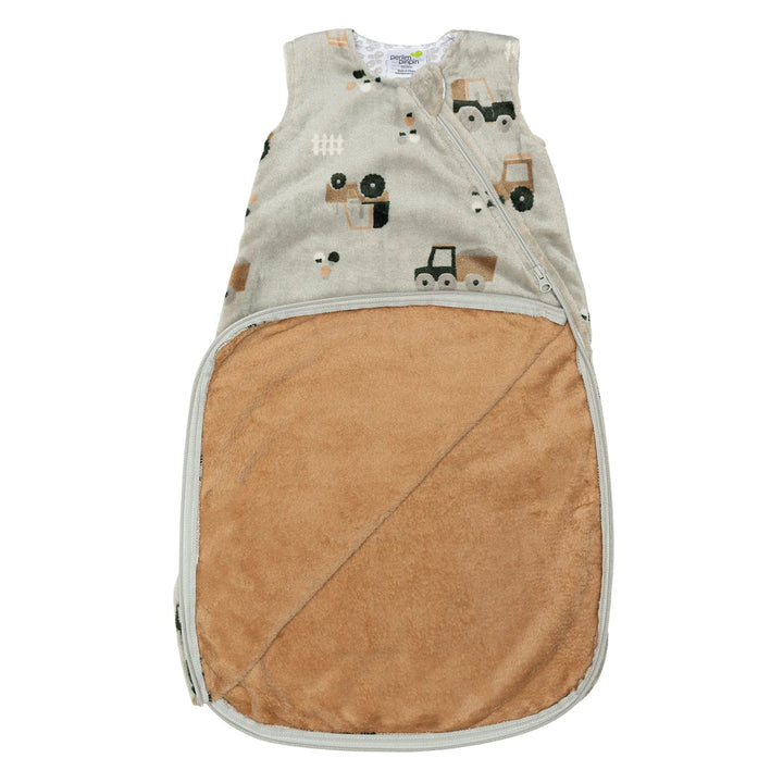 Perlimpinpin Plush Sleep Bag 1.5 TOG (Tractors)