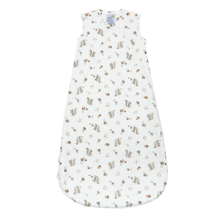 Perlimpinpin Quilted Bamboo Sleep Bag 1 TOG (Squirrels)