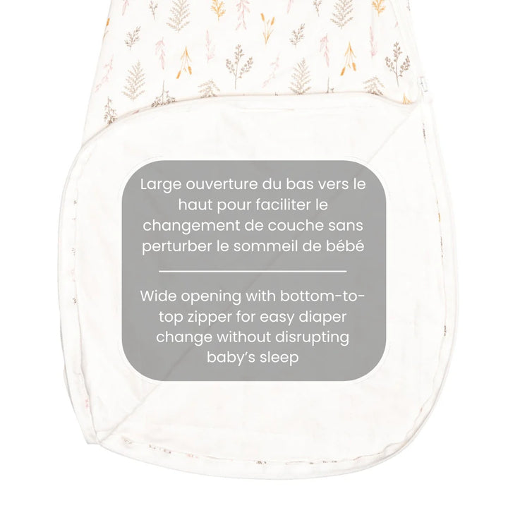 Perlimpinpin Quilted Bamboo Sleep Bag 1 TOG (Wheat)