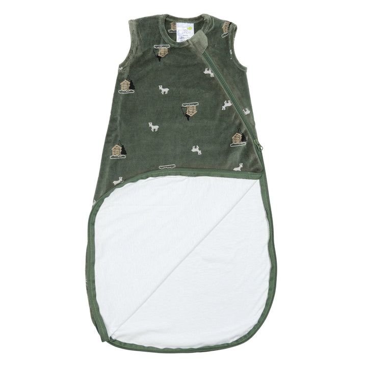 Perlimpinpin Velour Sleep Bag 1.0 TOG (Forest)