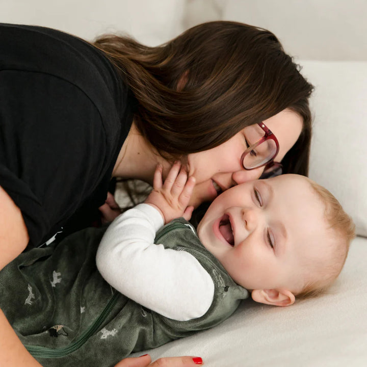 Perlimpinpin Velour Sleep Bag 1.0 TOG (Forest)