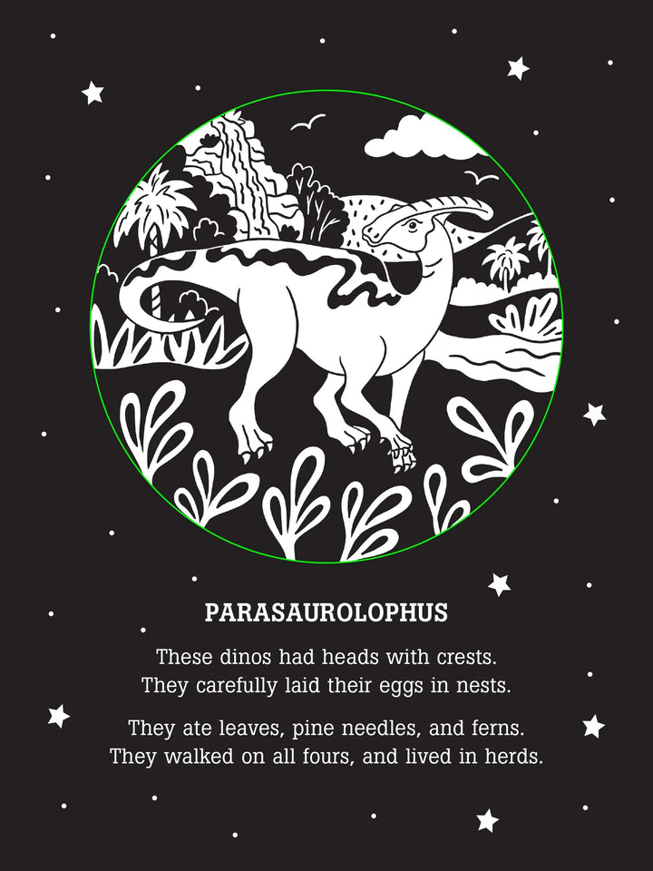 Peter Pauper Bedtime Shadow Book: Dinos After Dark