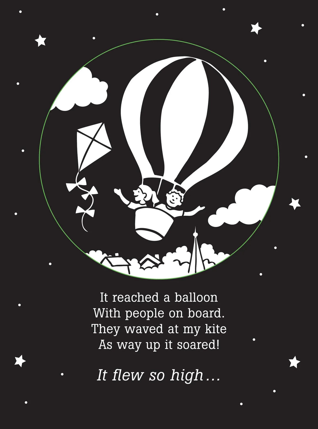 Peter Pauper Bedtime Shadow Book: Up, Up, and Away