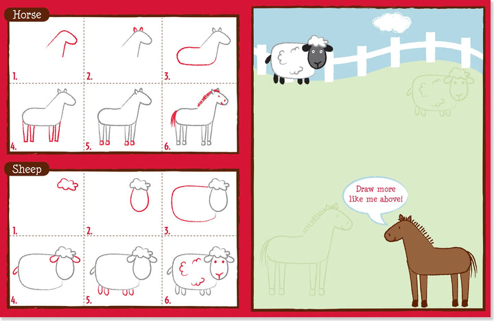 Peter Pauper Learn To Draw...Animals!