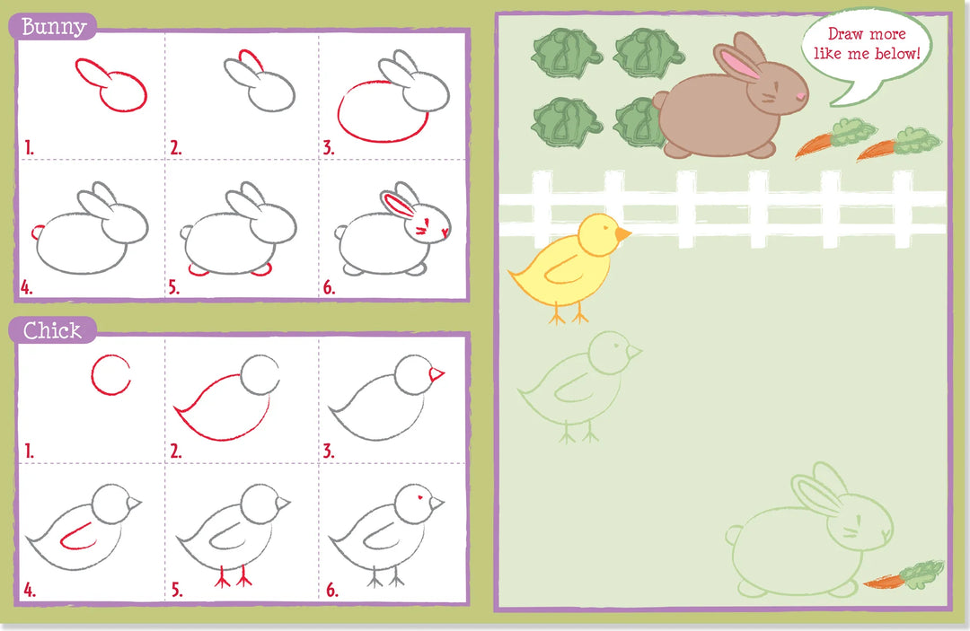 Peter Pauper Learn To Draw...Animals!