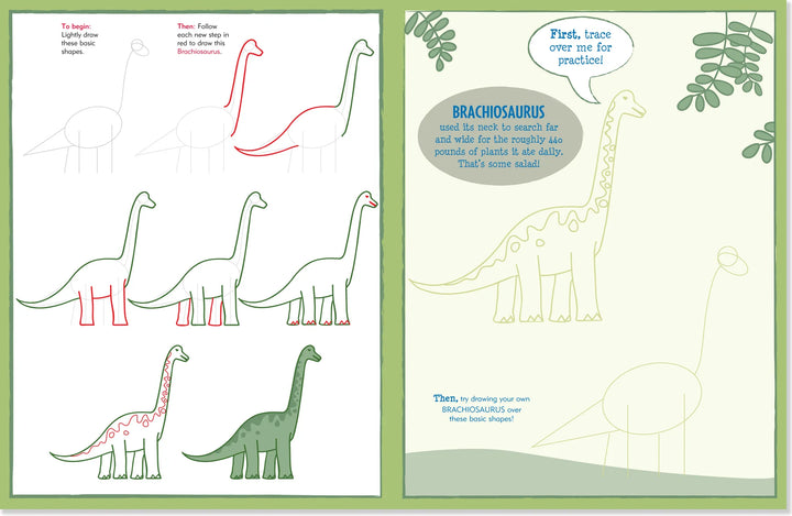 Peter Pauper Learn To Draw...Dinosaurs!