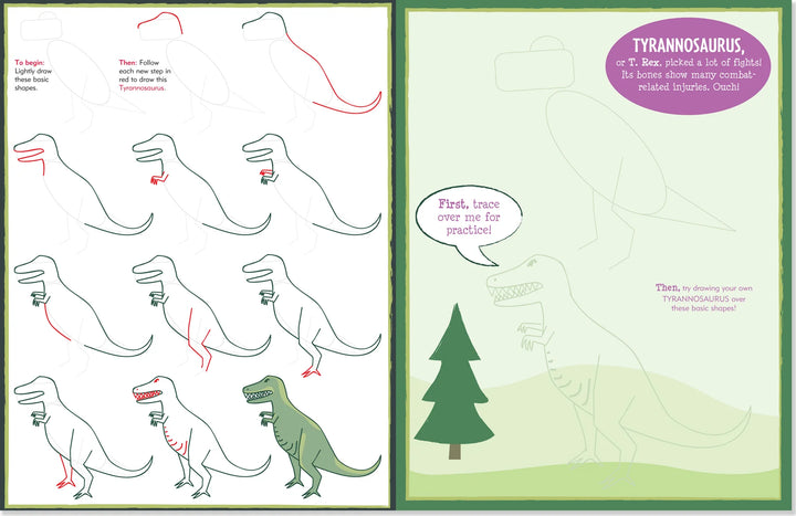Peter Pauper Learn To Draw...Dinosaurs!