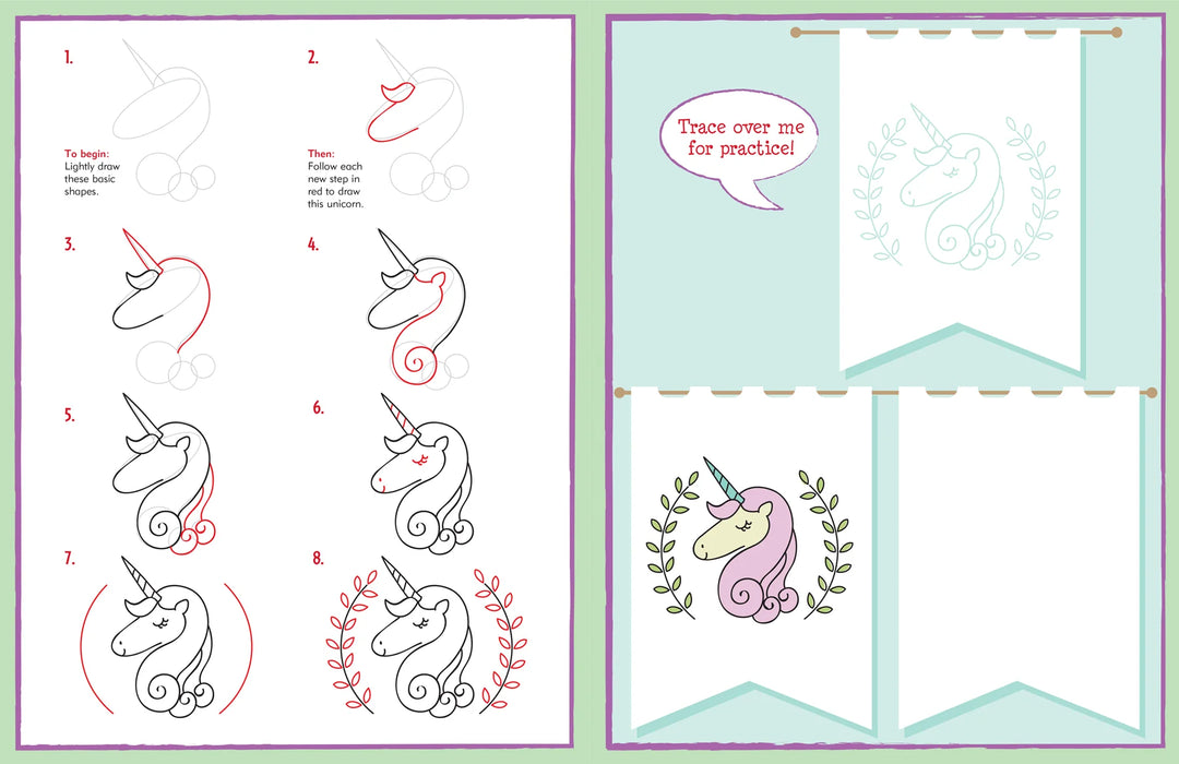 Peter Pauper Learn To Draw...Unicorns, Mermaids, &amp; More!