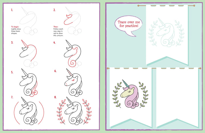 Peter Pauper Learn To Draw...Unicorns, Mermaids, &amp; More!