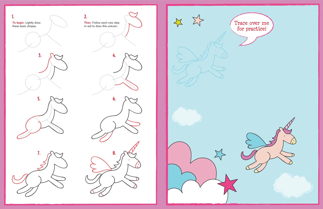 Peter Pauper Learn To Draw...Unicorns, Mermaids, &amp; More!