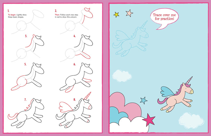 Peter Pauper Learn To Draw...Unicorns, Mermaids, &amp; More!