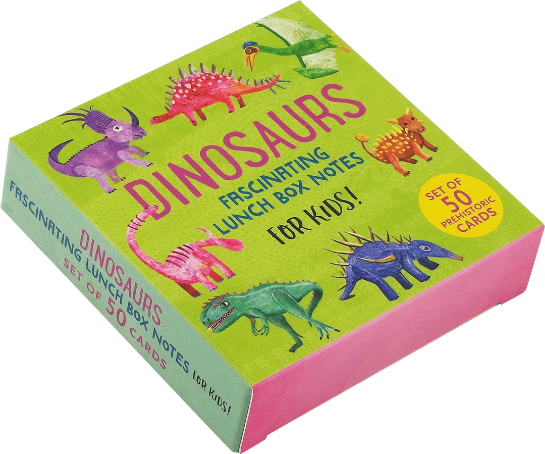 Peter Pauper Lunch Box Notes for Kids (Dinosaur 50 Cards)