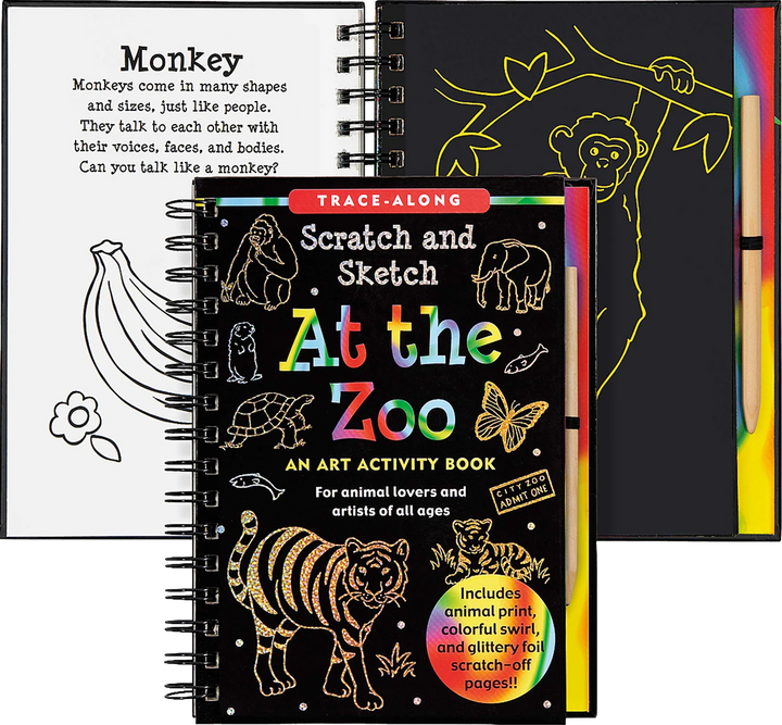 Peter Pauper Scratch and Sketch (At The Zoo)