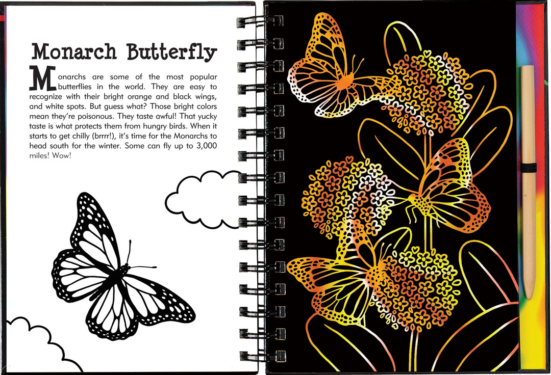 Peter Pauper Scratch and Sketch (Butterflies &amp; Friends)
