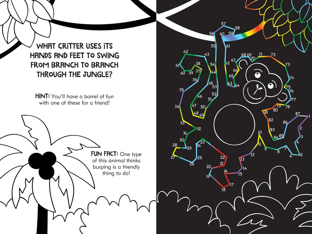 Peter Pauper Scratch and Sketch (Dot-To-Dot Animals)
