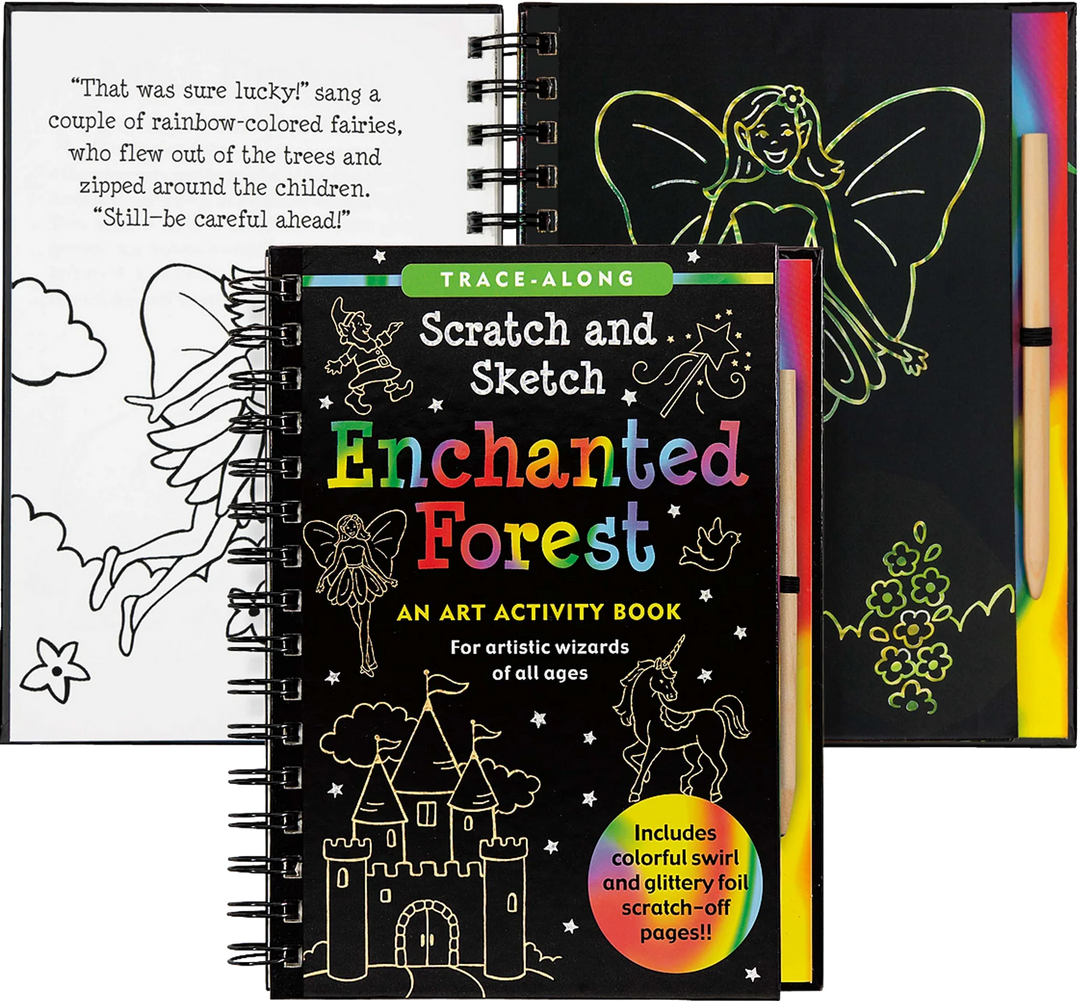 Peter Pauper Scratch and Sketch (Enchanted Forest)
