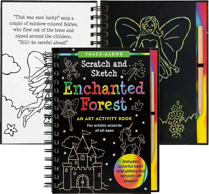 Peter Pauper Scratch and Sketch (Enchanted Forest)