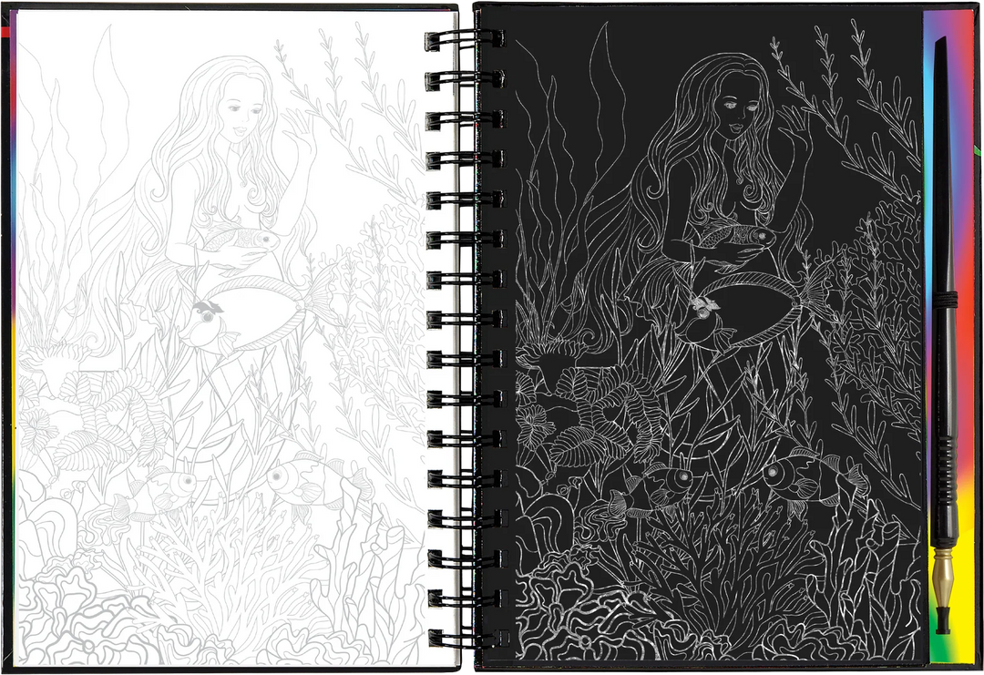 Peter Pauper Scratch and Sketch (Extreme! Mermaids)