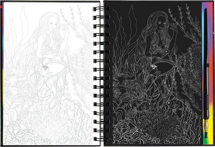 Peter Pauper Scratch and Sketch (Extreme! Mermaids)
