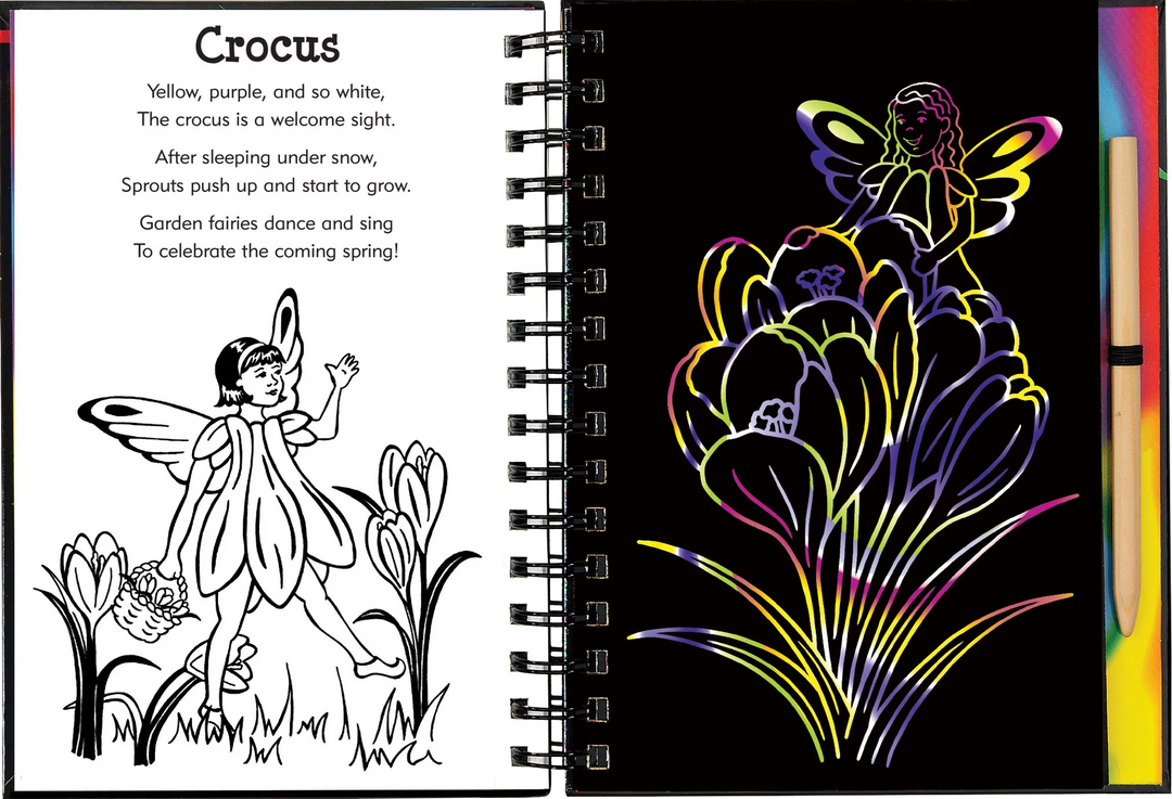 Peter Pauper Scratch and Sketch (Garden Fairies)