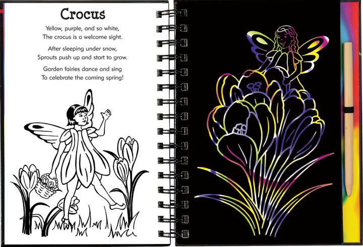 Peter Pauper Scratch and Sketch (Garden Fairies)