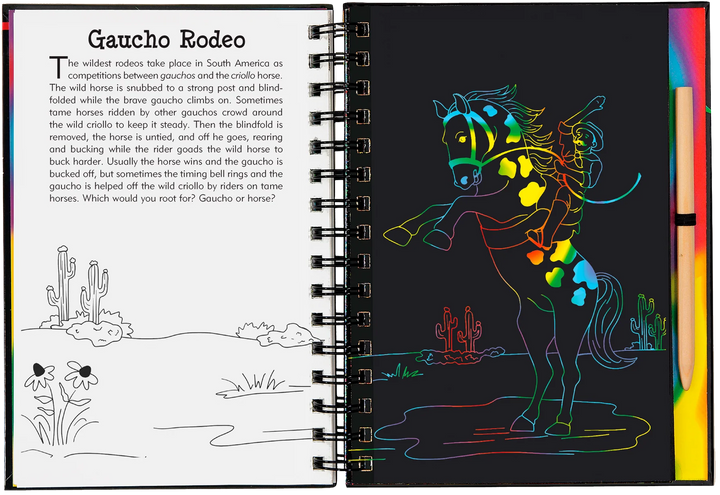 Peter Pauper Scratch and Sketch (Horses)