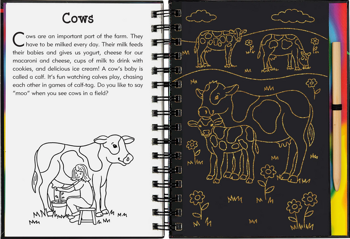 Peter Pauper Scratch and Sketch (On The Farm)