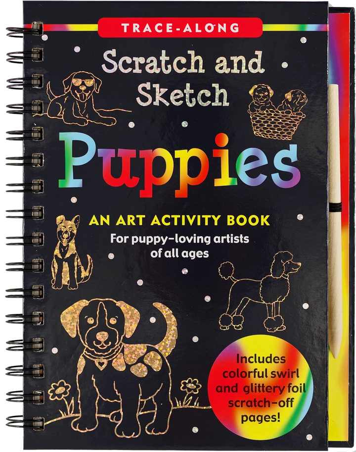 Peter Pauper Scratch and Sketch (Puppies)