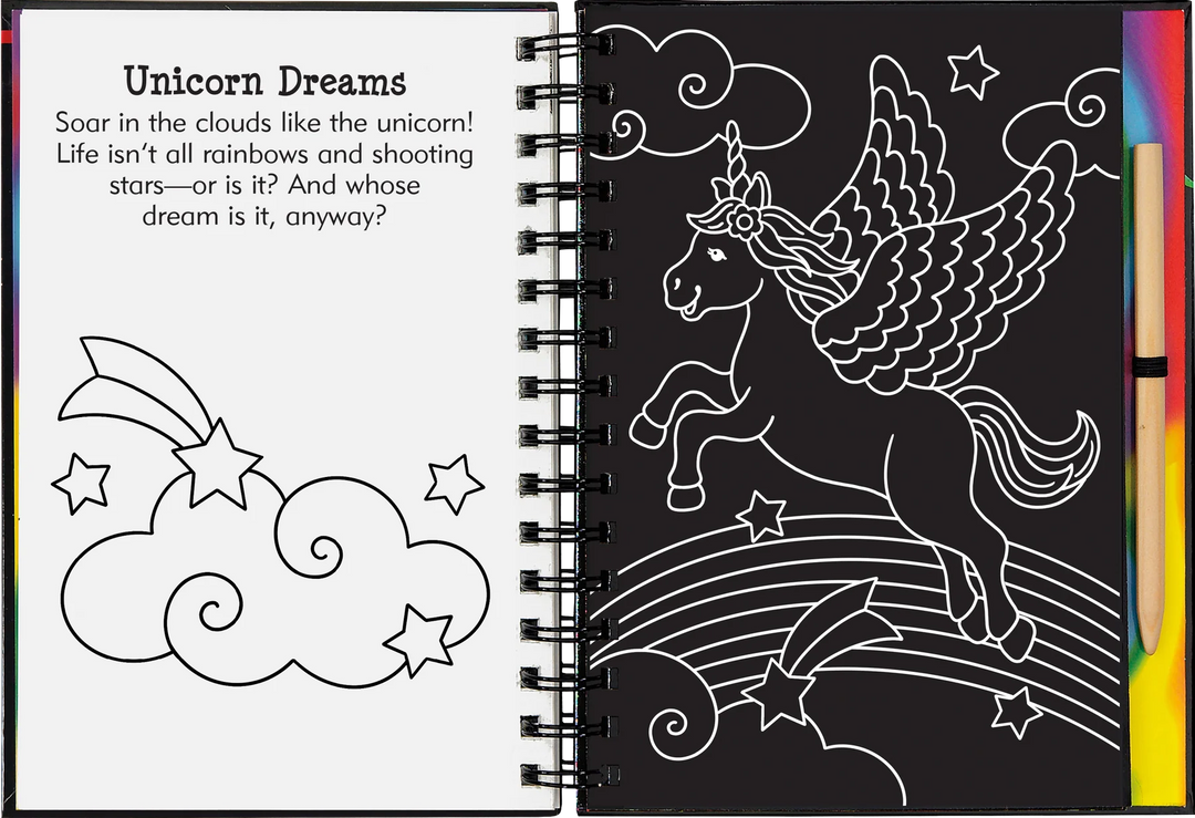 Peter Pauper Scratch and Sketch (Rainbow Magic)