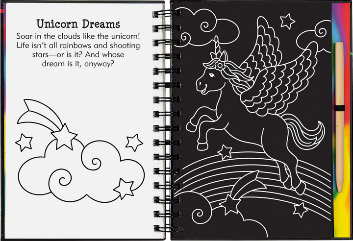 Peter Pauper Scratch and Sketch (Rainbow Magic)