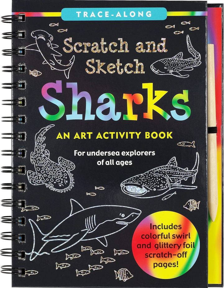 Peter Pauper Scratch and Sketch (Sharks)