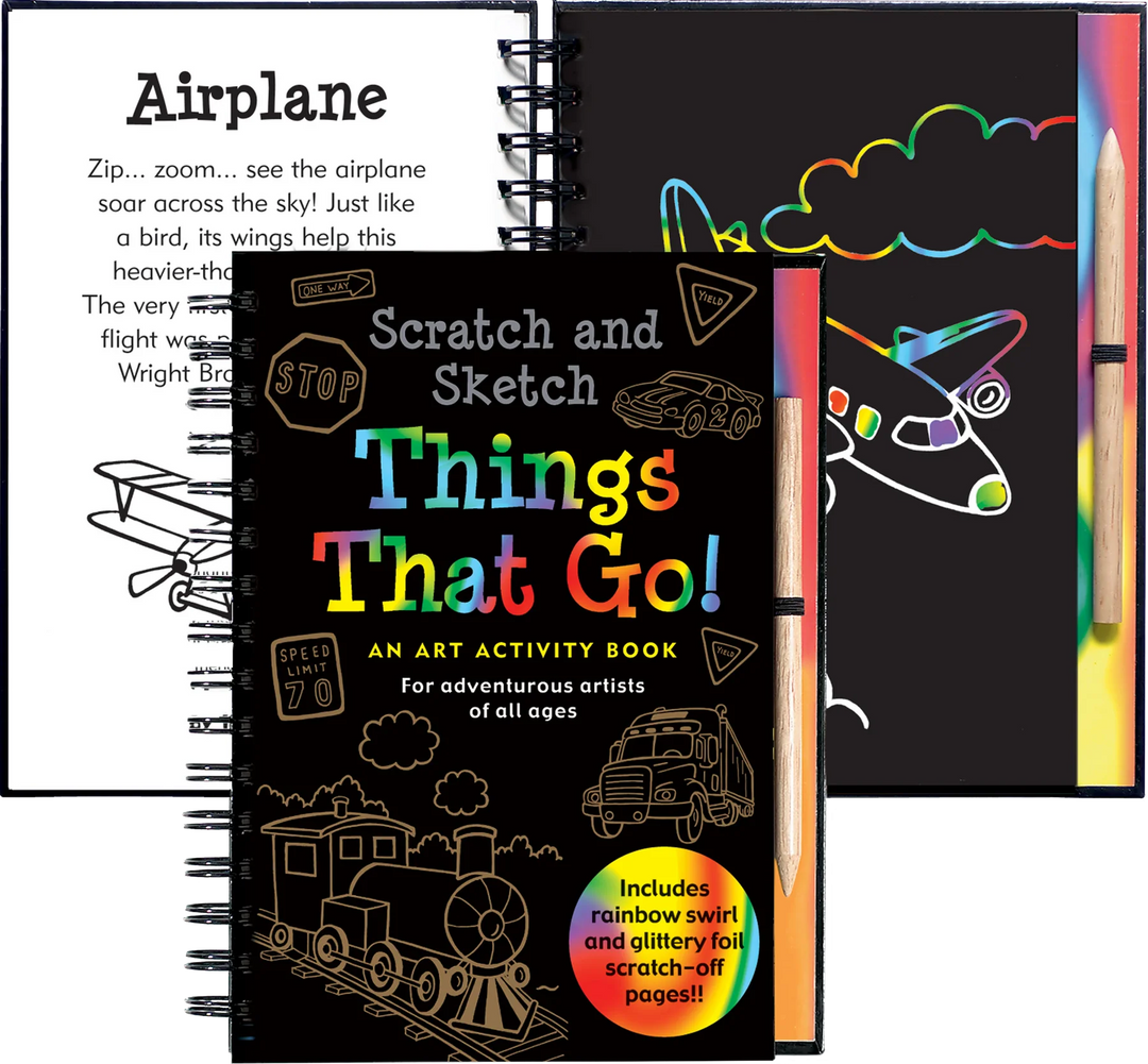 Peter Pauper Scratch and Sketch (Things That Go)