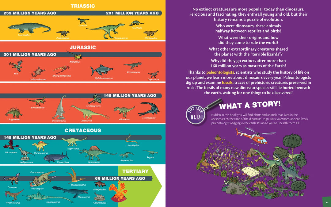 Peter Pauper Seek and Find: Dinosaurs