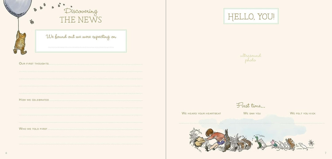 Peter Pauper Winnie-The-Pooh Baby Book: The First Five Years