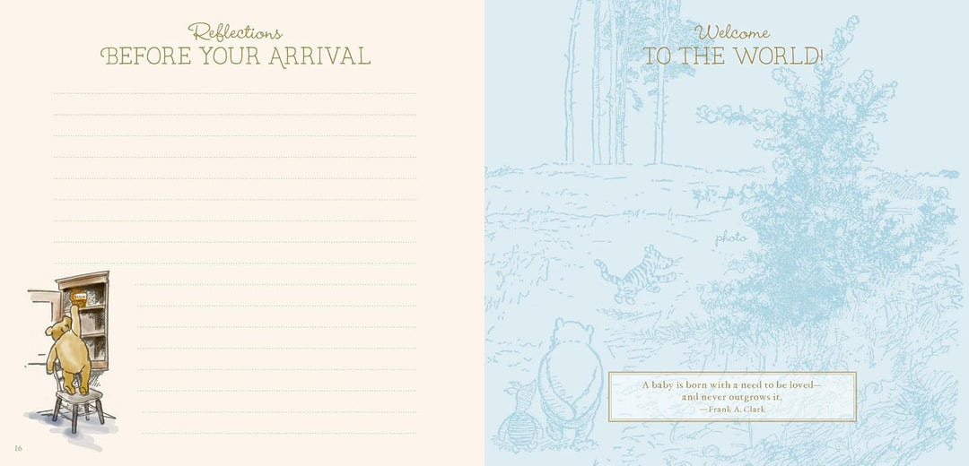 Peter Pauper Winnie-The-Pooh Baby Book: The First Five Years