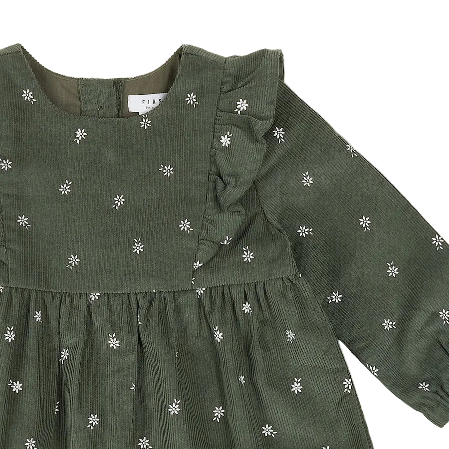 Petit Lem 30E04 Dress &amp; Leggings Set (Retro Flowers)
