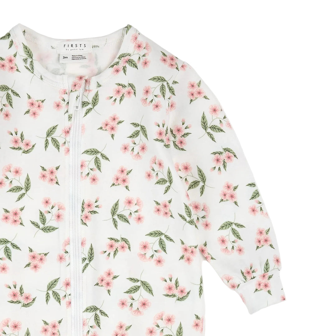 Petit Lem 30P01 Sleeper (Off-White Floral)