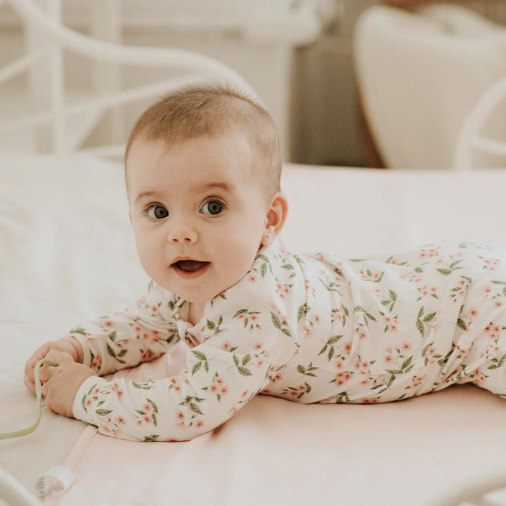 Petit Lem 30P01 Sleeper (Off-White Floral)