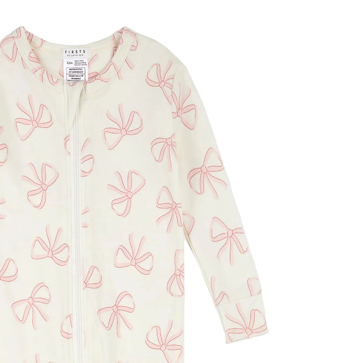 Petit Lem 30Q03 Convertible Sleeper (Beige Bows)