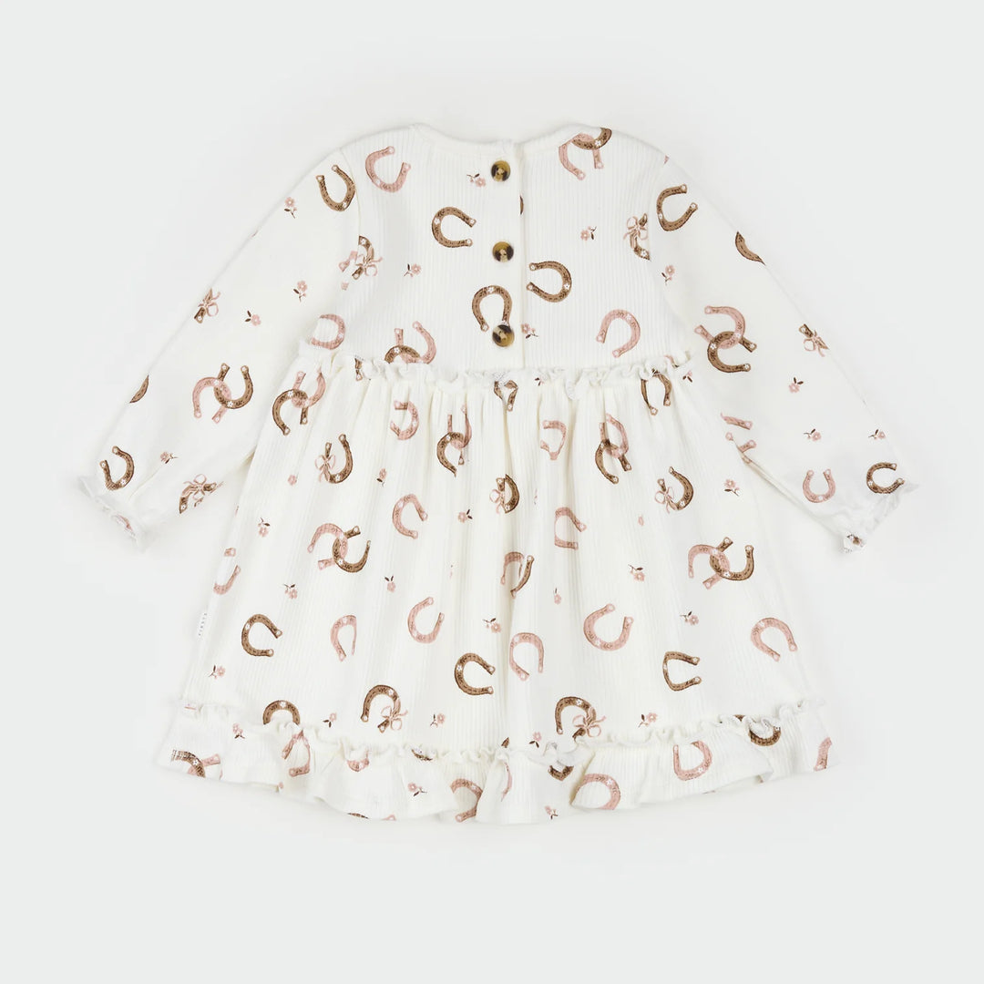 Petit Lem 31E05 Dress &amp; Leggings Set (Horseshoe)